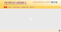 Desktop Screenshot of nosweatamerica.com