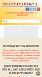 Mobile Screenshot of nosweatamerica.com
